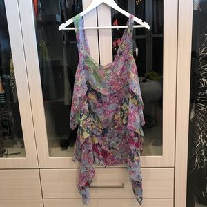 Tracey Reese floral  top/tunic NWT